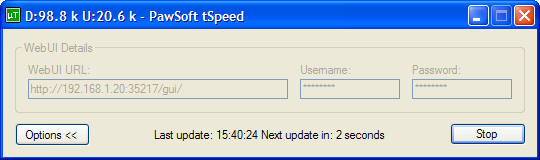 Monitoring µTorrent